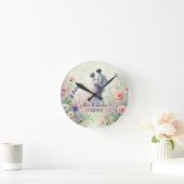 Romantic Wedding pastell Nr.1 Ronde Klok (Huis)