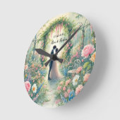 Romantic Wedding pastell Nr.3 Ronde Klok (Hoek)