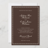 Romantic Western Ranch Wedding Invitation (Devant)