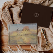 Romantic Western Ranch Wedding Save The Date