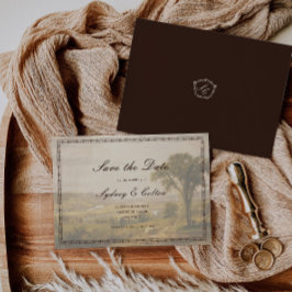 Romantic Western Ranch Wedding Save The Date