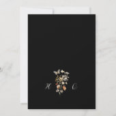 Romantic Wildflower Frame Wedding Invitation (Dos)
