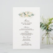 Romantic Woodland Wedding Menu (Staand voorkant)
