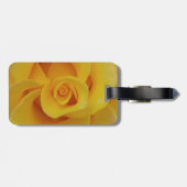 Romantic Yellow Rose Petals Bagagelabel (Achterkant horizontaal)