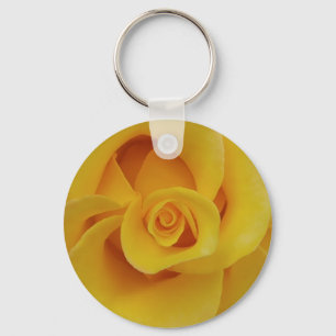 Romantic Yellow Rose Petals Sleutelhanger