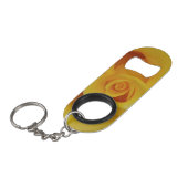 Romantic Yellow Rose Petals Sleutelhanger Flessenopener (Voorkant Gekanteld)