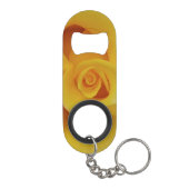 Romantic Yellow Rose Petals Sleutelhanger Flessenopener (Achterkant)