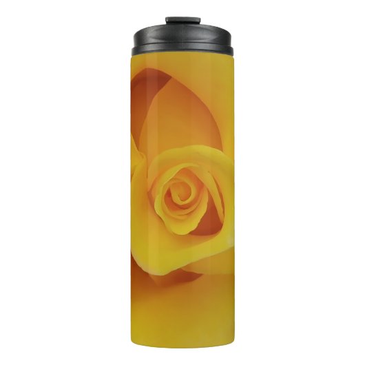 Romantic Yellow Rose Petals Thermosbeker (Voorkant)