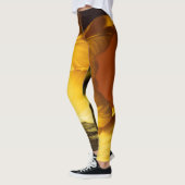 Romantic Yellow Tulip Leggings (Links)
