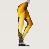 Romantic Yellow Tulip Leggings (Rechts)