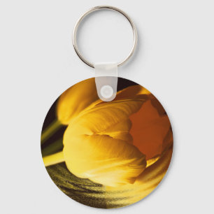 Romantic Yellow Tulip Sleutelhanger