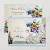 ROMANTICA 2 SAVE THE DATE AANKONDIGINGSKAART (Voorkant / Achterkant)