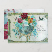 ROMANTICA 3 SAVE THE DATE AANKONDIGINGSKAART (Voorkant / Achterkant)