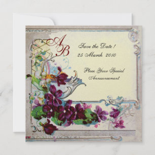 ROMANTICA 4 MONOGRAAM 2, goud metallic papier Kaart