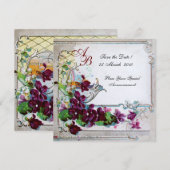 ROMANTICA  4 MONOGRAM 2 KAART (Voorkant / Achterkant)