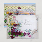 ROMANTICA 4 UITNODIGING BRIEFKAART (Voorkant / Achterkant)