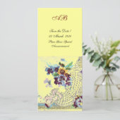 ROMANTİCA Bleu Jaune Programme de Mariage Floral (Debout devant)