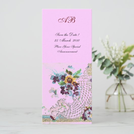 ROMANTİCA Blue Rose Lilac Programme de mariage flo (Debout devant)