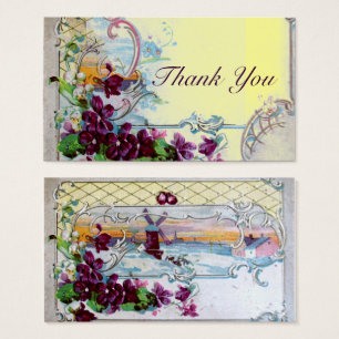 ROMANTICA Floral Rustic Wedder Favor, Merci