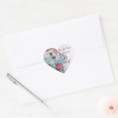 ROMANTICA MONOGRAM, sparen de Datum Hart Sticker (Envelop)