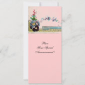 ROMANTİCA Programme de mariage floral bleu rose (Dos)