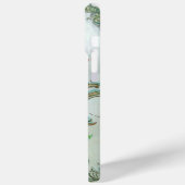 ROMANTICA /ROZEN, BLAUWE BLOEMEN MET WITTE VOGEL Case-Mate iPhone CASE (Achterkant / Links)