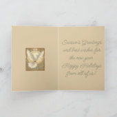 Romantically Nostalgic Peace Dove Greeting Card Feestdagen Kaart (Binnen)