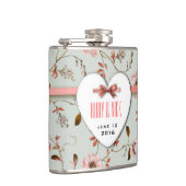 RomanticCharm Floral Wedding collectie Heupfles (Rechts)