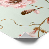 RomanticCharm Floral Wedding collectie Poster (Hoek)