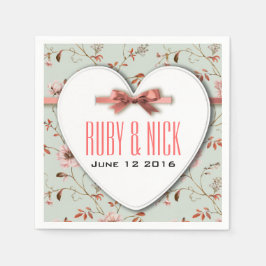 RomanticCharm Floral Wedding collectie Servet