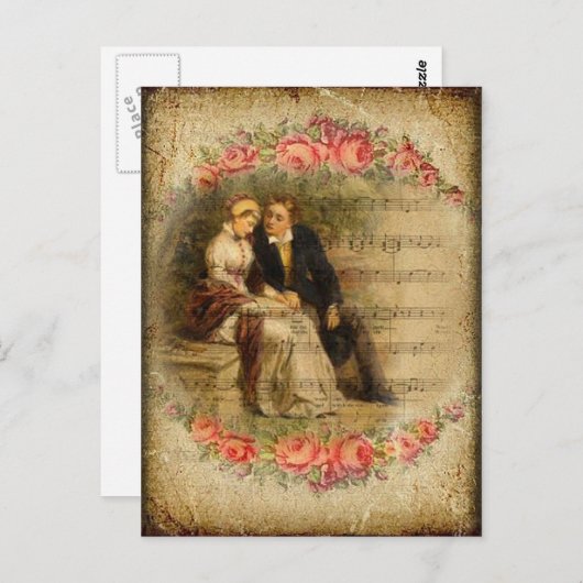 Romanticisme Briefkaart (Voorkant / Achterkant)