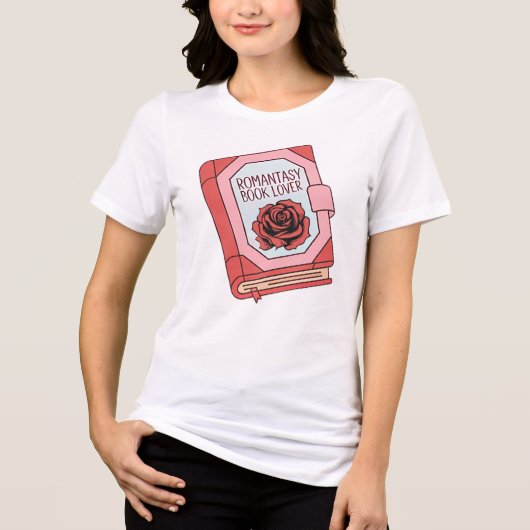 Romantiek boek minnaar lezer Tri-Blend shirt (Voorkant)