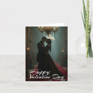 Romantiek in de Rose Hall voor Valentijnsdag Kaart