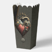 Romantiek in wielen en buizen de steampunk-ziel bedankdoosjes (Achterkant)