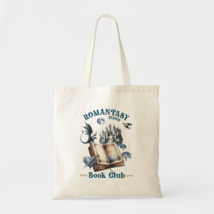 Romantiek Lezer Dragon Book Club Castle Tote Bag