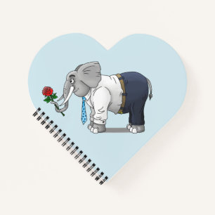 Romantiek met een Olifant Notitieboek