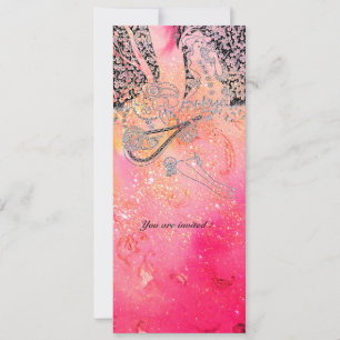 ROMANTIEK/ ROMANTISCHE GELIEFDE IN ROZE FUCHSIA GL KAART