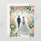 Romantik Wedding 5 Briefkaart (Voorkant / Achterkant)