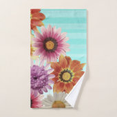 Romantique, Aquarelles, Fleurs (Serviette à main)