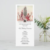 Romantique Art Vintage Programme de mariage person (Debout devant)