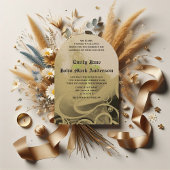 Romantique Calla Lily Faire-part de mariage