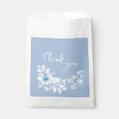 Romantique Chic Classic Blue Floral Favoriser Sacs (Devant)