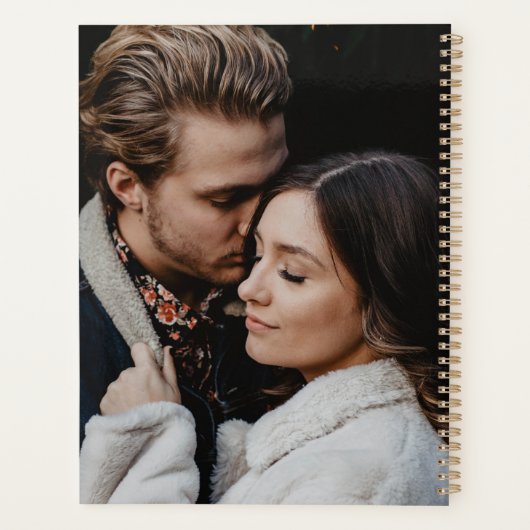 Romantique Custom Photo Love Script rendre unique (Dos)