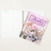 Romantique dentelle blanche hydrangée roses rose M (Devant avec enveloppe)