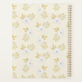 Romantique Elegant Blanc or Mariage Floral (Dos)