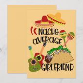 Romantique Embrasse Ta Copine Moyenne Carte (Devant / Derrière)