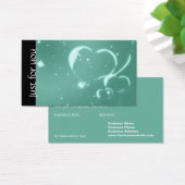 Romantique Emerald Hearts Spa Cartes cadeaux d'aff (Bureau)
