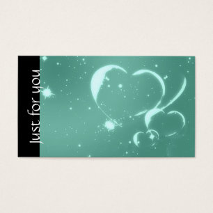 Romantique Emerald Hearts Spa Cartes cadeaux d'aff
