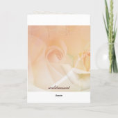 Romantique Enregistrer la carte Date avec le texte (Dos)