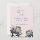 Romantique Enregistrer la date Invitation (Devant)